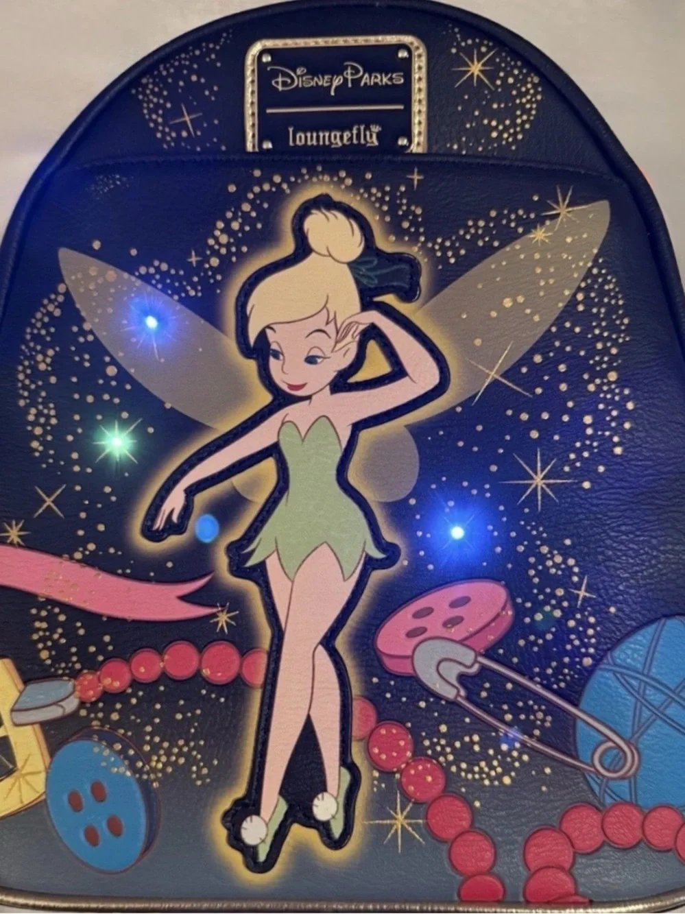 Loungefly Mini Backpack - Disney Parks Tinker Bell scene from Peter Pan